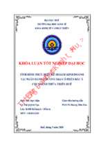 Tình hình thực hiện kế hoạch kinh doanh tại ngân hàng thương mại cổ phần bắc á chi nhánh thừa thiên huế