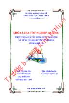 Thực trạng và tác động di cư lao động  xã hùng thành, huyện yên thành, tỉnh nghệ an