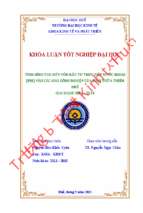 Tình hình thu hút vốn đầu tư trực tiếp nước ngoài (fdi) vào các khu công nghiệp của tỉnh thừa thiên huế giai đoạn 2007   2014