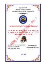 Xây dựng mô hình phân lớp bagging để phân lớp khách hàng từ dữ liệu mua hàng trực tuyến