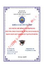 Xây dựng mô hình kết hợp bằng phương pháp bagging để dự đoán khách hàng đăng kí tài khoản tại ngân hàng