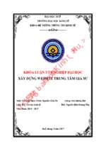 Xây dựng website trung tâm gia sư