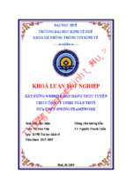 Xây dựng website bán hàng trực tuyến cho công ty tnhh toàn thuỷ dựa trên spring framework