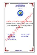 Tình hình quản lý vốn đầu tư xây dựng cơ bản từ ngân sách nhà nước tại huyện chư pưh tỉnh gia lai