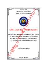 Tìm hiểu quy trình kiểm toán khoản mục tài sản cố định trong kiểm toán báo cáo tài chính do công ty tnhh kiểm toán   thẩm định giá và tư vấn ecovis afa việt nam thực hiện