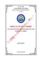 Xây dụng ứng dụng chat dựa trên nền tảng reactjs và nodejs