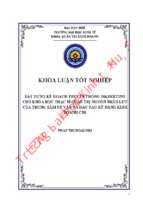 Xây dựng kế hoạch truyền thông marketing cho khóa học hrm của trung tâm tư vấn và đào tạo kỹ năng kinh doanh cbs