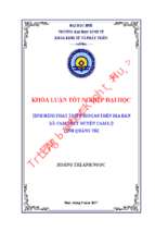 Tình hình phát triển biogas trên địa bàn xã cam thủy huyện cam lộ tỉnh quảng trị