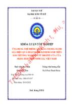 Ứng dụng thẻ điểm cân bằng trong đánh giá hiệu quả hoạt động trên sàn thương mại điện tử shopee của cửa hàng bergami official việt nam