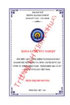 Tìm hiểu quy trình kiểm toán khoản mục doanh thu bán hàng và cung cấp dịch vụ tại công ty tnhh kiểm toán – thẩm định giá và tư vấn ecovis afa việt nam