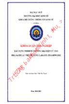 Xây dựng website thương mại điện tử cho nhà sách lạc việt sử dụng laravel framework