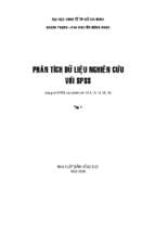 Tài liệu học tập phân tích dữ liệu nghiên cứu với spss 2008 tập 1