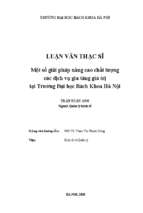 Một số giải pháp nâng cao chất lượng các dịch vụ gia tăng giá trị tại trường đại học bách khoa hà nội 319655