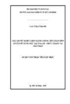 Giải quyết khiếu kiện hành chính liên quan đến quyền sử dụng đất tại tòa án   thực trạng và giải pháp