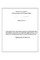 Giải pháp thúc đẩy khách hàng quyết định mua sản phẩm gạch ốp lát (thương hiệu royal) tại công ty cổ phần sản xuất và đầu tư hoàng gia