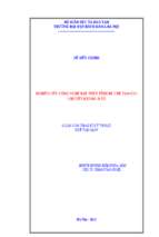 Nghiên cứu công nghệ dập thủy tĩnh để tạo các chi tiết khung ô tô