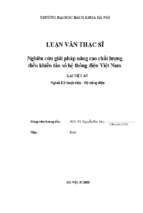 Nghiên cứu giải pháp nâng cao chất lượng điều khiển tần số hệ thống điện việt nam 319711