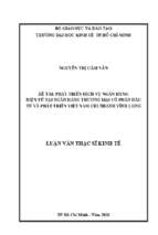 Phát triển dịch vụ ngân hàng điện tử tại ngân hàng thương mại cổ phần đầu tư và phát triển việt nam chi nhánh vĩnh long