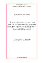 Cảm nhận của sinh viên việt nam về tác động của trách nhiệm xã hội đại học đến chất lượng dịch vụ đại học, sự hài lòng và nhận dạng trường đại học