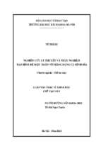Nghiên cứu lý thuyết và thực nghiệm tạo hình bề mặt xoắn vít bằng dụng cụ hình đĩa