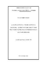 Đề xuất giải pháp đẩy mạnh xuất khẩu sản phẩm đồ gỗ nội thất của công ty tnhh phát triển thương mại chuyên nghiệp (p.d.t) vào thị trường mỹ