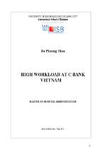 High workload at c bank vietnam