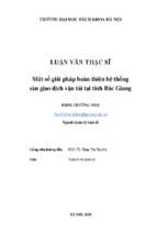 Một số giải pháp hoàn thiện hệ thống sàn giao dịch vận tải tại tỉnh bắc giang 319795