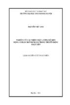 Nghiên cứu cải thiện chất lượng mô men động cơ bldc rotor ngoài trong truyền động trực tiếp