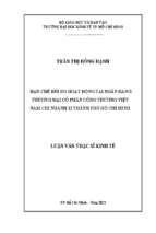 Hạn chế rủi ro hoạt động tại ngân hàng thương mại cổ phần công thương việt nam chi nhánh 12 thành phố hồ chí minh