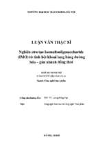 Nghiên cứu tạo isomaltooligosaccharide (imo) từ tinh bột khoai lang bằng đường hóa   gắn nhánh đồng thời