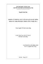 Nghiên cứu phương thức tiền méo số cho hệ thống mimo mc cdma ứng dụng trong công nghệ lte a