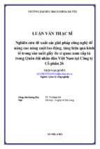 Nghiên cứu đề xuất các giải pháp công nghệ để nâng cao năng suất lao động, tăng hiệu quả kinh tế trong sản xuất giầy da sĩ quan nam cấp tá trong quân đội nhân dân việt nam tại công ty cổ phần 26