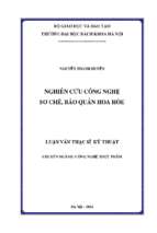 Nghiên cứu công nghệ sơ chế, bảo quản hoa hòe 273557