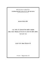 Các yếu tố ảnh hưởng đến ý định mua thực phẩm an toàn của người tiêu dùng tại lào cai