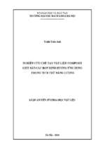 Nghiên cứu chế tạo vật liệu composit oxit sắtcác bon định hướng ứng dụng trong tích trữ năng lượng 324540