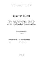 Nghiên cứu kỹ thuật tự động thu nhận dữ liệu từ các thiết bị xét nghiệm (lis) và đánh giá tình hình ứng dụng tại bệnh viện đa khoa đống đa