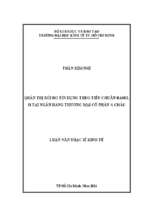 Quản trị rủi ro tín dụng theo tiêu chuẩn basel ii tại ngân hàng thương mại cổ phần á châu