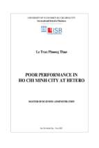 Poor performance in ho chi minh city at hetero vietnam
