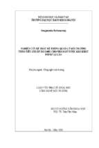 Nghiên cứu đề xuất hệ thống quản lý môi trường theo tiêu chuẩn iso 14001 cho nhà máy nước giải khát pepsi tại lào