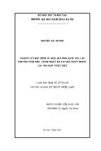 Nghiên cứu các đặc điểm và hiệu quả ứng dụng của các phương pháp điều chỉnh nhiệt độ hơi quá nhiệt trong các nhà máy nhiệt điện