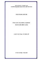 Ứng dụng machine learning trong mô hình capm