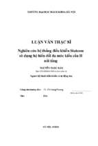 Nghiên cứu hệ thống điều khiển statcom sử dụng bộ biến đổi đa mức kiểu cầu h nối tầng