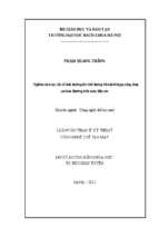 Nghiên cứu các yếu tố ảnh hưởng tới chất lượng bề mặt khi gia công thép cacbon thường trên máy tiện cnc