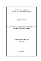 Nghiên cứu công nghệ dập liên tục để chế tạo các chi tiết trong động cơ nhiệt