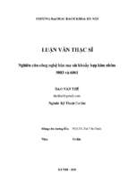 Nghiên cứu công nghệ hàn ma sát khuấy hợp kim nhôm 5083 và 6061