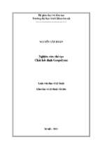 Nghiên cứu chế tạo chất kết dính geopolyme 271917
