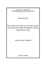 Hạn chế rủi ro tín dụng tại ngân hàng thương mại cổ phần phát triển thành phố hồ chí minh chi nhánh sóc trăng