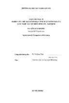 Nghiên cứu chế tạo nhôm hoạt tính từ xỉ nhôm thải của làng nghề tái chế nhôm bình yên   nam định