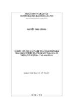 Nghiên cứu nhu cầu và đề xuất giải pháp khai thác dịch vụ điện toán đám mây tại công ty thông tin di động   vms mobifone