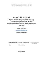 Nghiên cứu xây dựng quy trình tổng hợp amantadine hydrochloride đi từ 1 bromoadamantane qua con đường amino hóa trực tiếp 319607